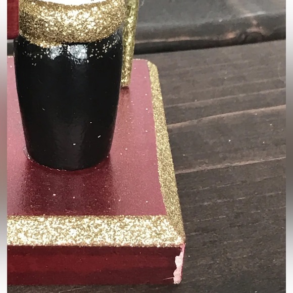 Pier 1  Knight Of The Round Table Embellished Wooden Nutcracker Christmas Decor - Picture 8 of 11